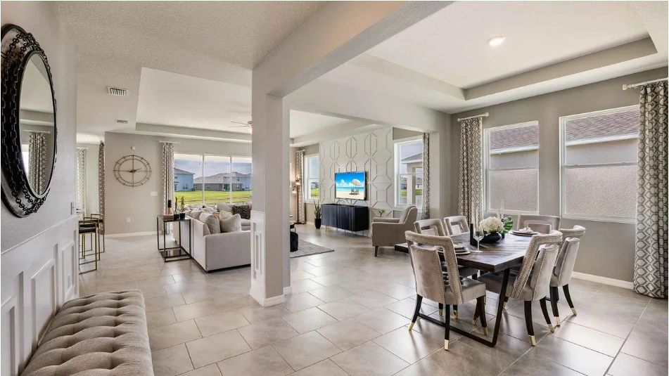 Modern New-Construction Home, Open-Concept Living, interior or exterior detail view